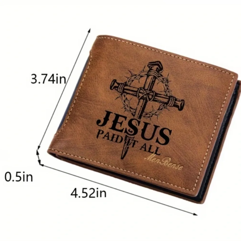 Jesus paid it all Religious Men’s Wallet